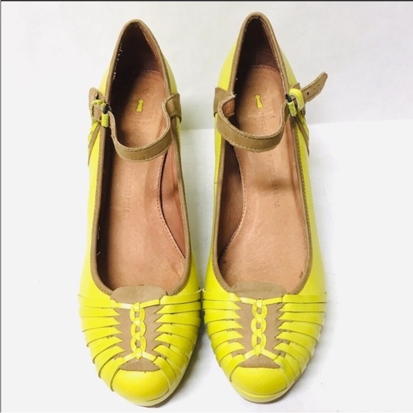 Anthropologie Shoes - ANTHROPOLOGIE Chic - Yellow and Tan Women's Shoes